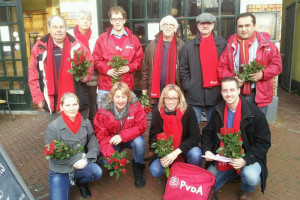 PvdA voor campagne gemeenteraadsverkiezingen de binnenstad in
