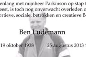 In memoriam Ben Ludemann