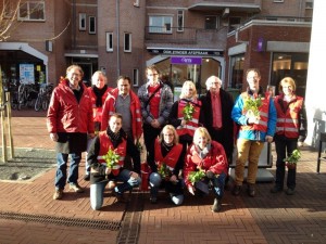 Canvassen winkelcentrum De Eglantier in wijk De Maten